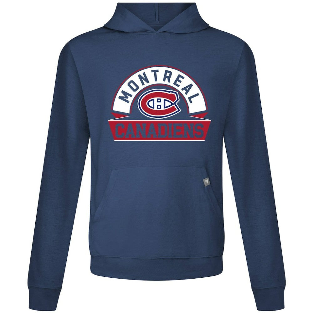 Montreal Canadiens - Levelwear Relay Banner Arch Pullover Hoodie Navy