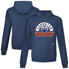 Edmonton Oilers - Levelwear Relay Banner Arch Pullover Hoodie Navy