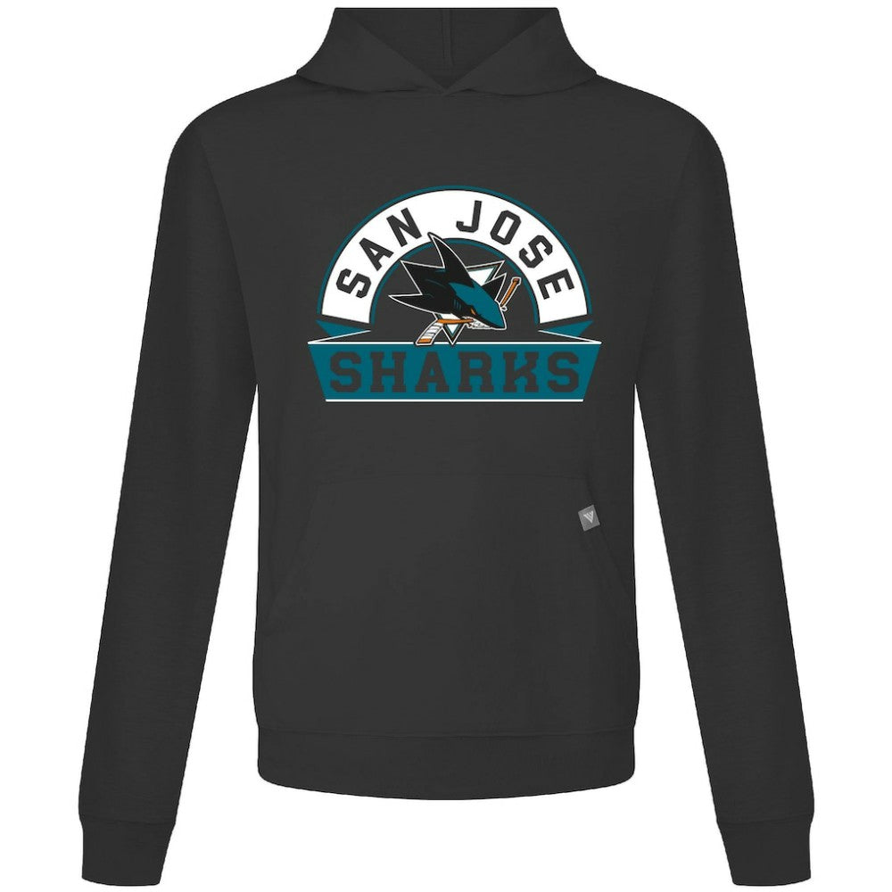 San Jose Sharks - Levelwear Relay Banner Arch Pullover Hoodie Black