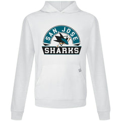 San Jose Sharks - Levelwear Relay Banner Arch Pullover Hoodie White