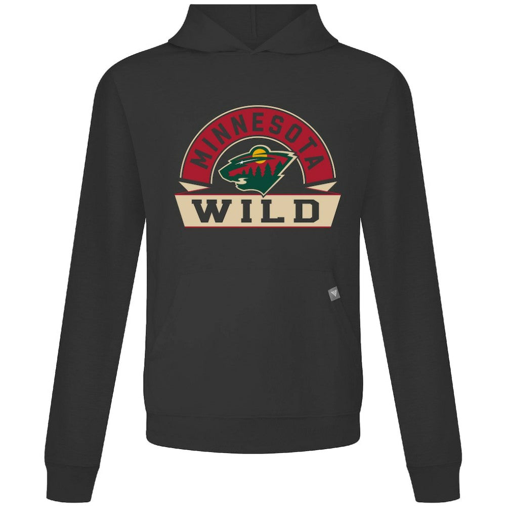 Minnesota Wild - Levelwear Relay Banner Arch Pullover Hoodie Black