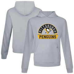 Pittsburgh Penguins Levelwear Relay Banner Arch Pullover Hoodie Gray