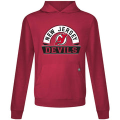 New Jersey Devils - Levelwear Relay Banner Arch Pullover Hoodie Red