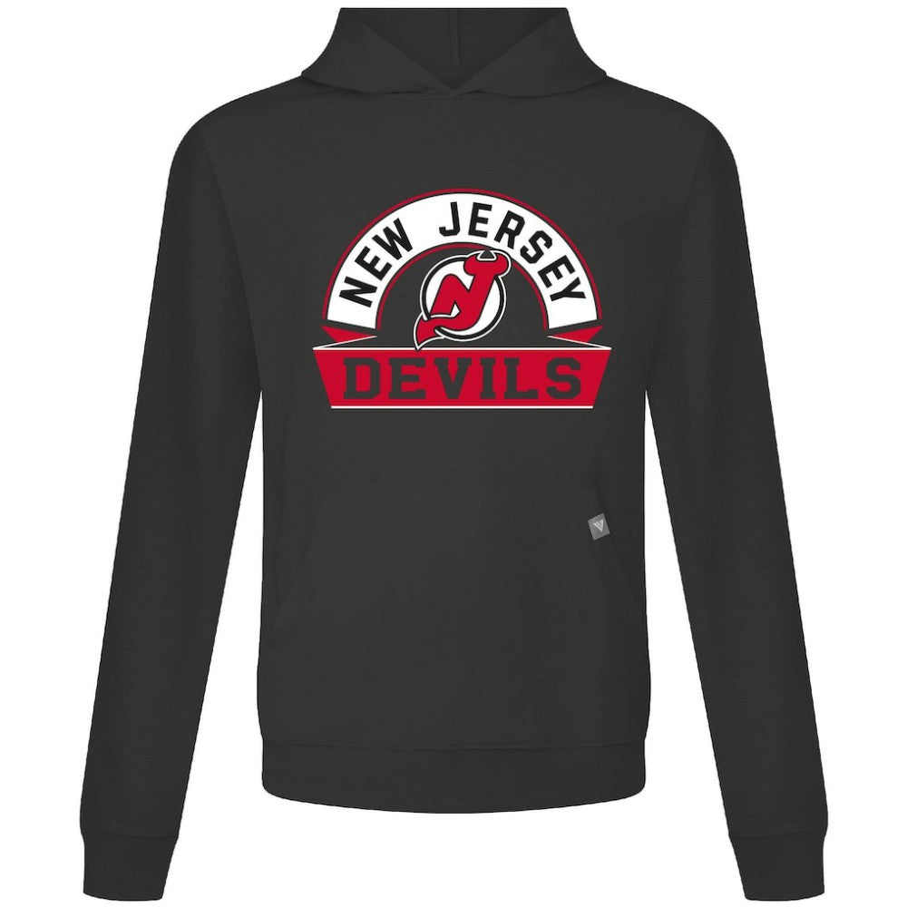 New Jersey Devils - Levelwear Relay Banner Arch Pullover Hoodie Black