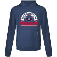 Washington Capitals Levelwear Relay Banner Arch Pullover Hoodie Navy