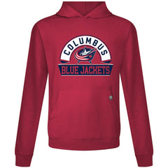 Columbus Blue Jackets - Levelwear Relay Banner Arch Pullover Hoodie Red