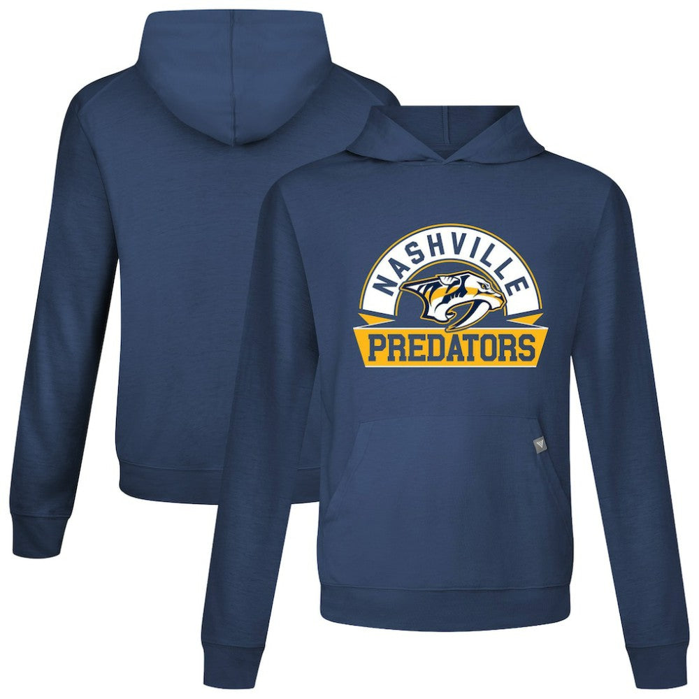 Nashville Predators - Levelwear Relay Banner Arch Pullover Hoodie Navy