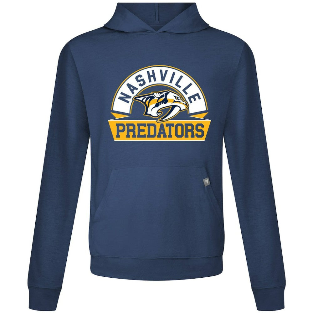 Nashville Predators - Levelwear Relay Banner Arch Pullover Hoodie Navy