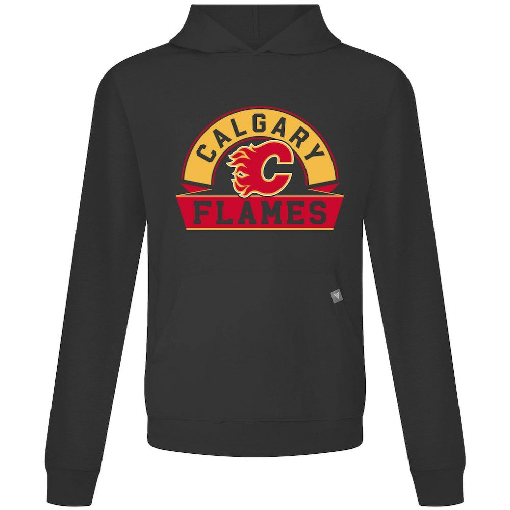 Calgary Flames - Levelwear Relay Banner Arch Pullover Hoodie Black