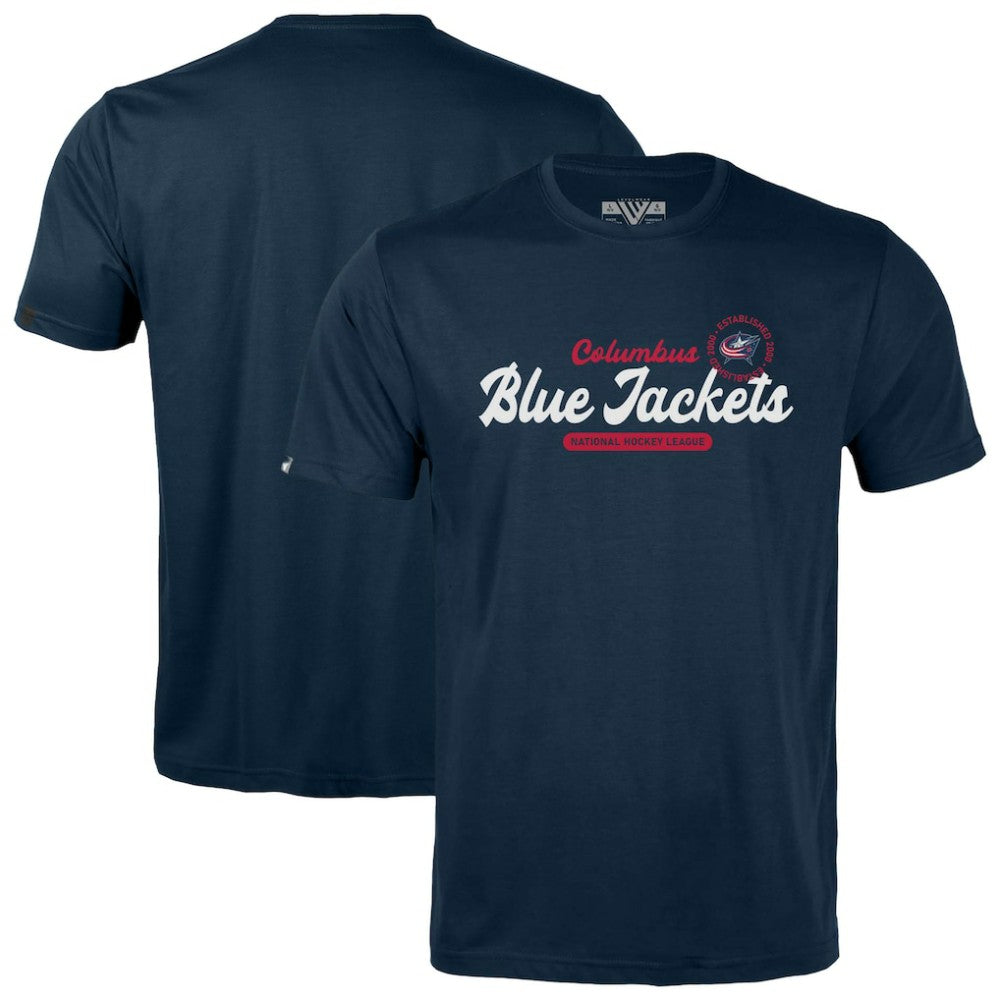 Columbus Blue Jackets - Levelwear Youth Little Richmond Monument T-Shirt Navy