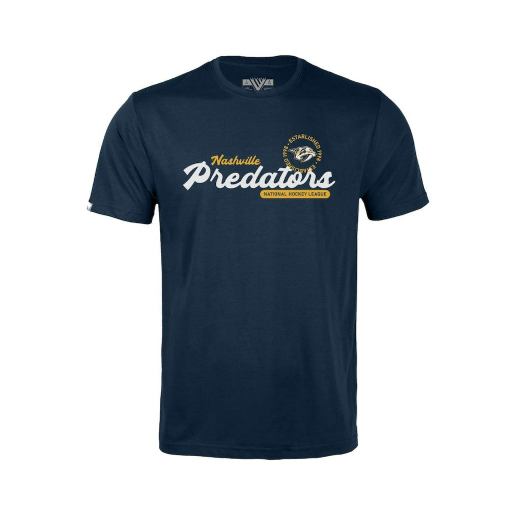 Nashville Predators - Levelwear Youth Little Richmond Monument T-Shirt Navy