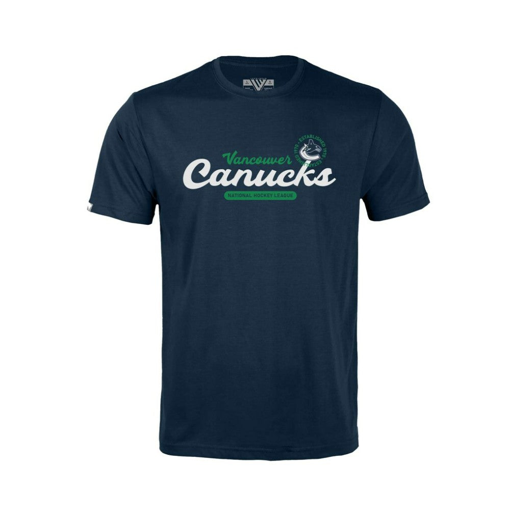 Vancouver Canucks - Levelwear Youth Little Richmond Monument T-Shirt Navy