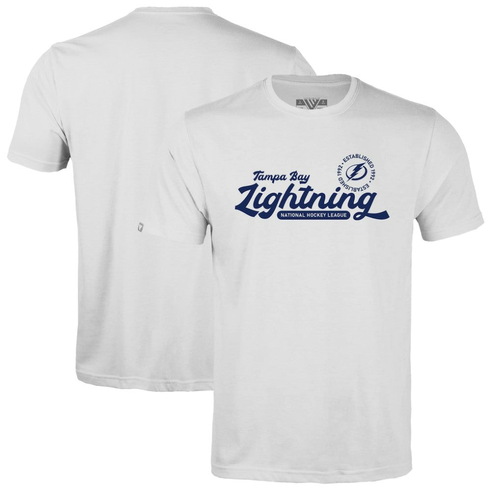 Tampa Bay Lightning - Levelwear Youth Little Richmond Monument T-Shirt White