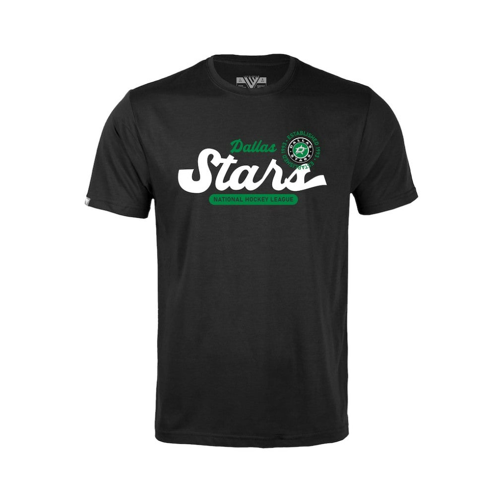 Dallas Stars - Levelwear Youth Little Richmond Monument T-Shirt Black