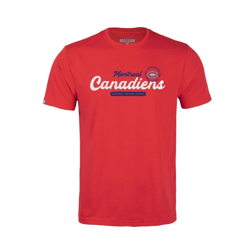 Montreal Canadiens - Levelwear Youth Little Richmond Monument T-Shirt Red