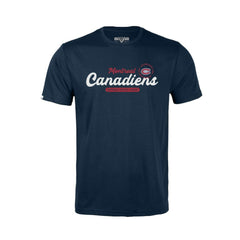 Montreal Canadiens - Levelwear Youth Little Richmond Monument T-Shirt Navy