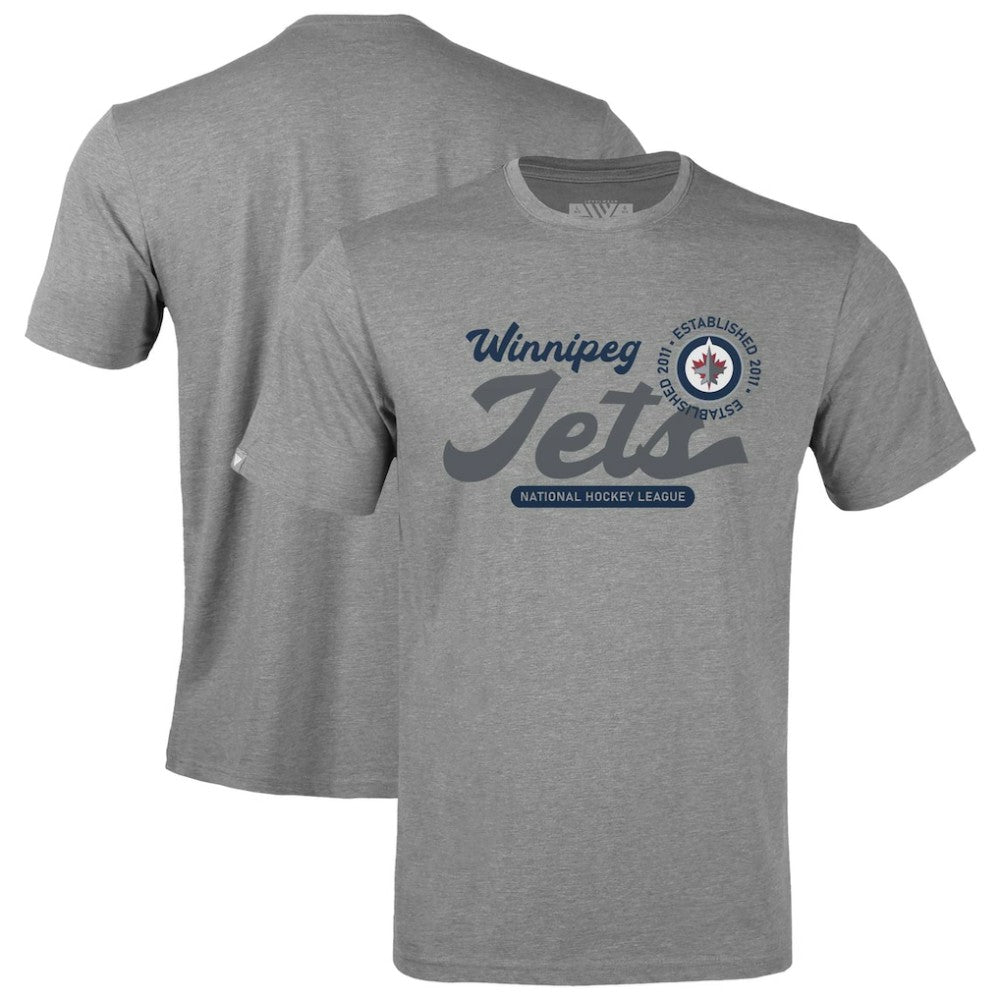 Winnipeg Jets - Levelwear Youth Little Richmond Monument T-Shirt Gray