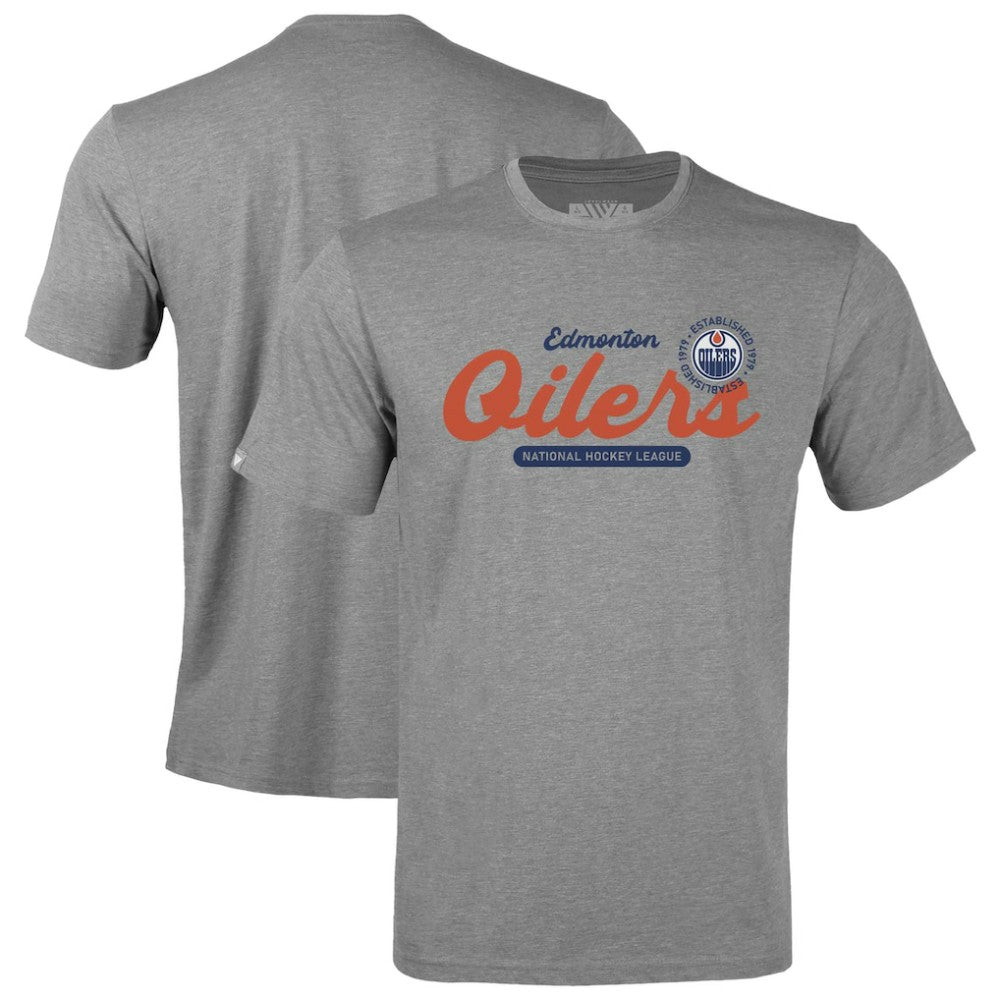 Edmonton Oilers - Levelwear Youth Little Richmond Monument T-Shirt Gray