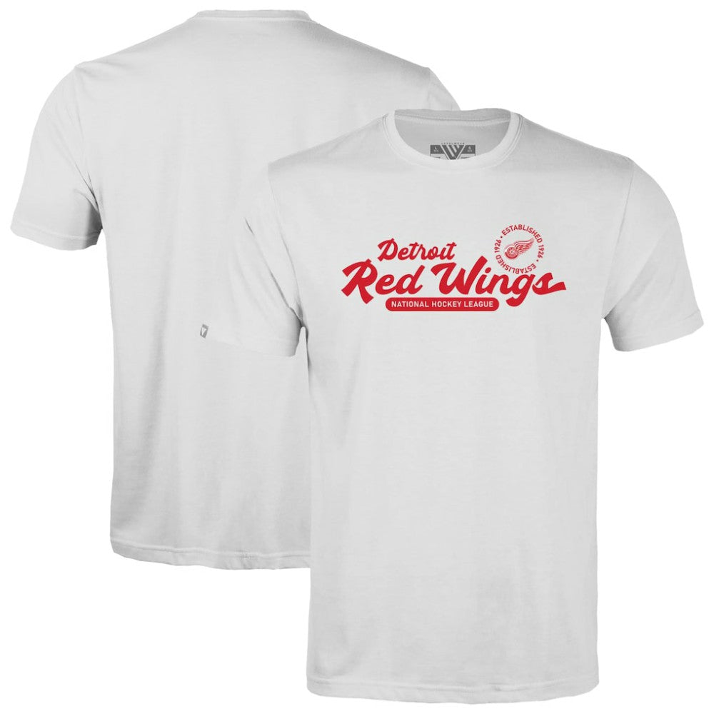 Detroit Red Wings - Levelwear Youth Little Richmond Monument T-Shirt White