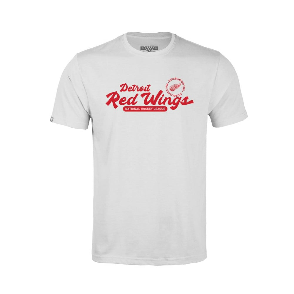 Detroit Red Wings - Levelwear Youth Little Richmond Monument T-Shirt White