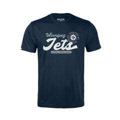 Winnipeg Jets - Levelwear Youth Little Richmond Monument T-Shirt Navy