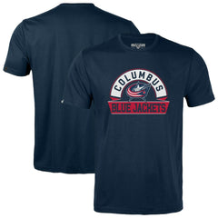 Columbus Blue Jackets - Levelwear Youth Little Richmond Banner Arch T-Shirt Navy