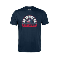 Columbus Blue Jackets - Levelwear Youth Little Richmond Banner Arch T-Shirt Navy