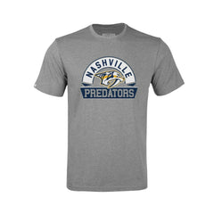 Nashville Predators - Levelwear Youth Little Richmond Banner Arch T-Shirt Gray