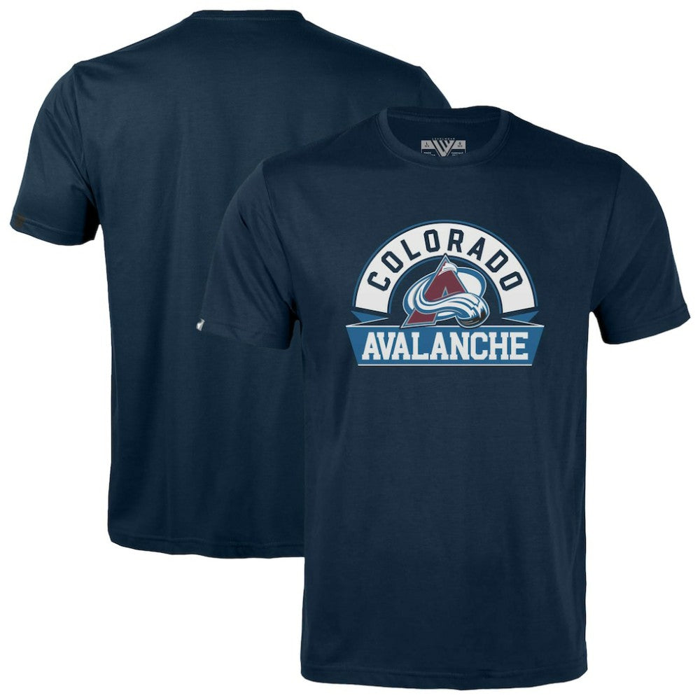 Colorado Avalanche - Levelwear Youth Little Richmond Banner Arch T-Shirt Navy