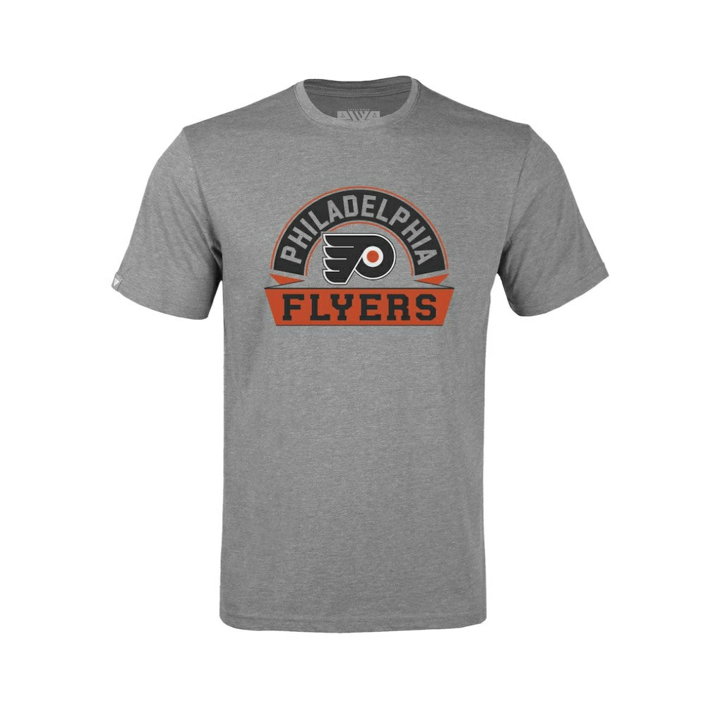Philadelphia Flyers - Levelwear Youth Little Richmond Banner Arch T-Shirt Gray