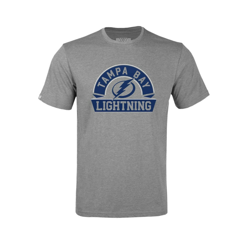 Tampa Bay Lightning - Levelwear Youth Little Richmond Banner Arch T-Shirt Gray