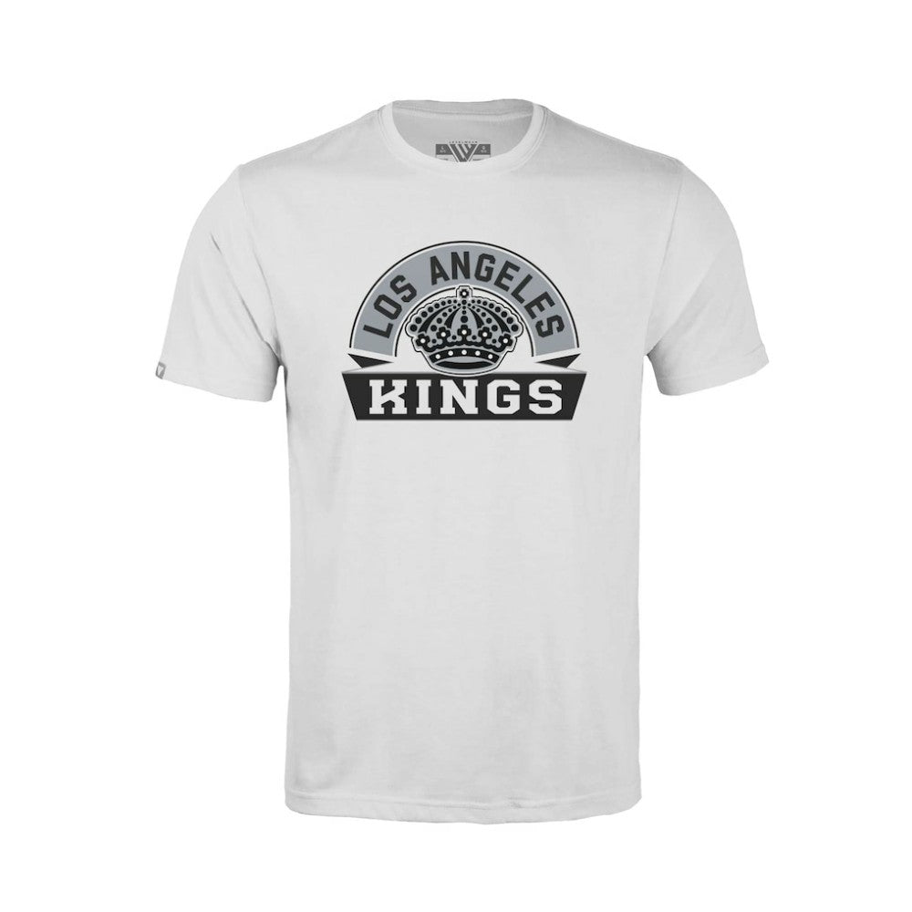 Los Angeles Kings - Levelwear Youth Little Richmond Banner Arch T-Shirt White