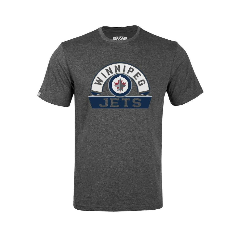 Winnipeg Jets - Levelwear Youth Little Richmond Banner Arch T-Shirt Gray