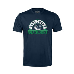 Vancouver Canucks - Levelwear Youth Little Richmond Banner Arch T-Shirt Navy
