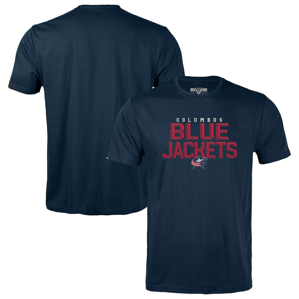 Columbus Blue Jackets - Levelwear Youth Little Richmond Carve T-Shirt Navy