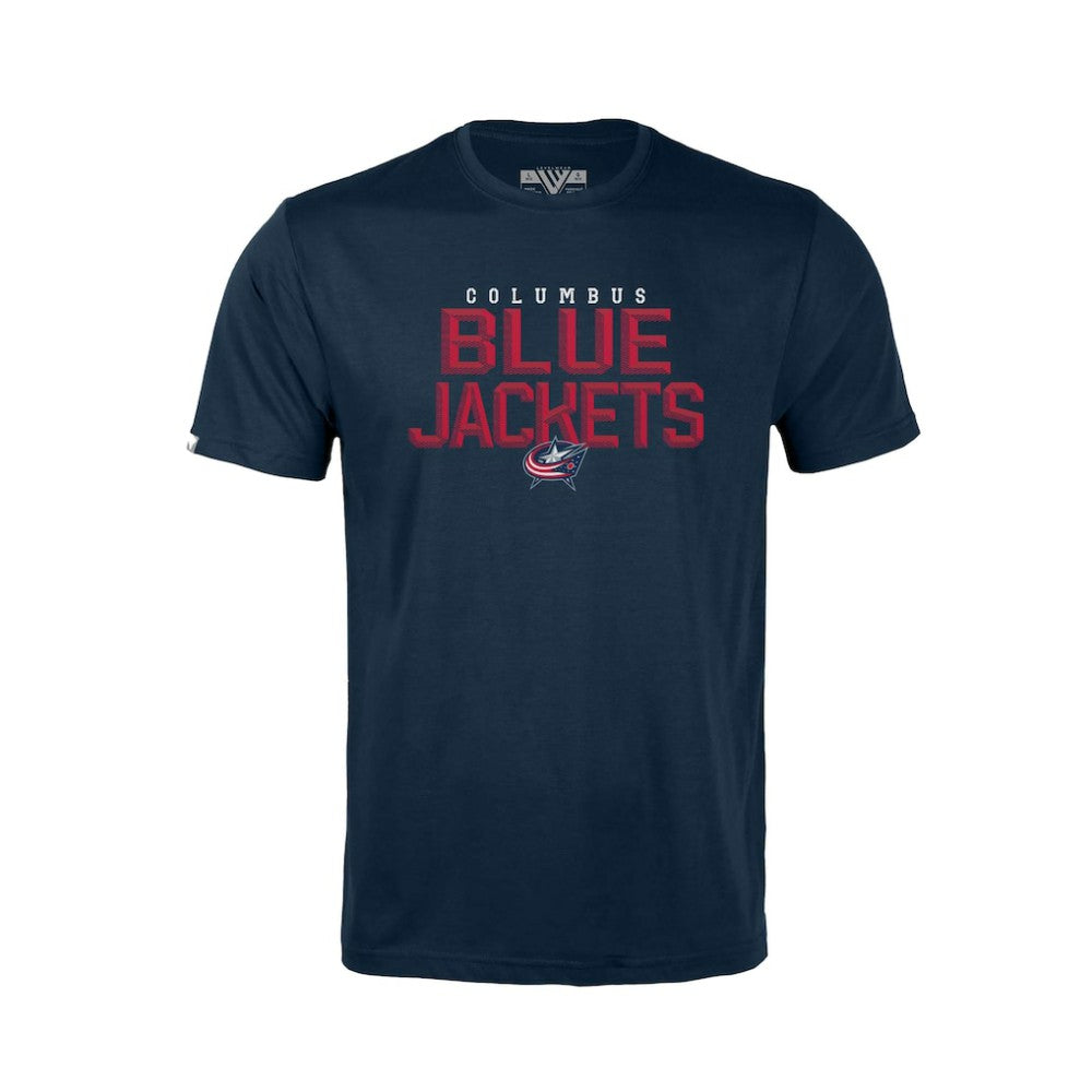 Columbus Blue Jackets - Levelwear Youth Little Richmond Carve T-Shirt Navy