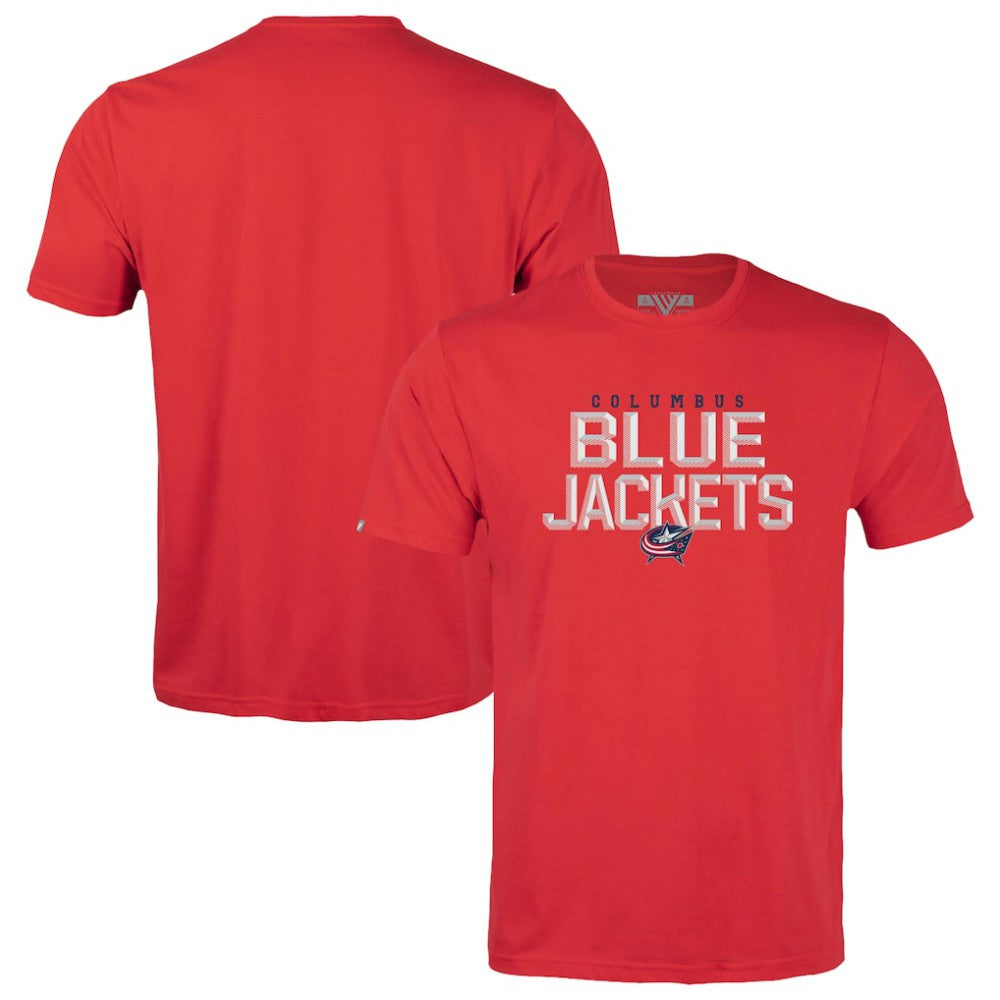 Columbus Blue Jackets - Levelwear Youth Little Richmond Carve T-Shirt Red