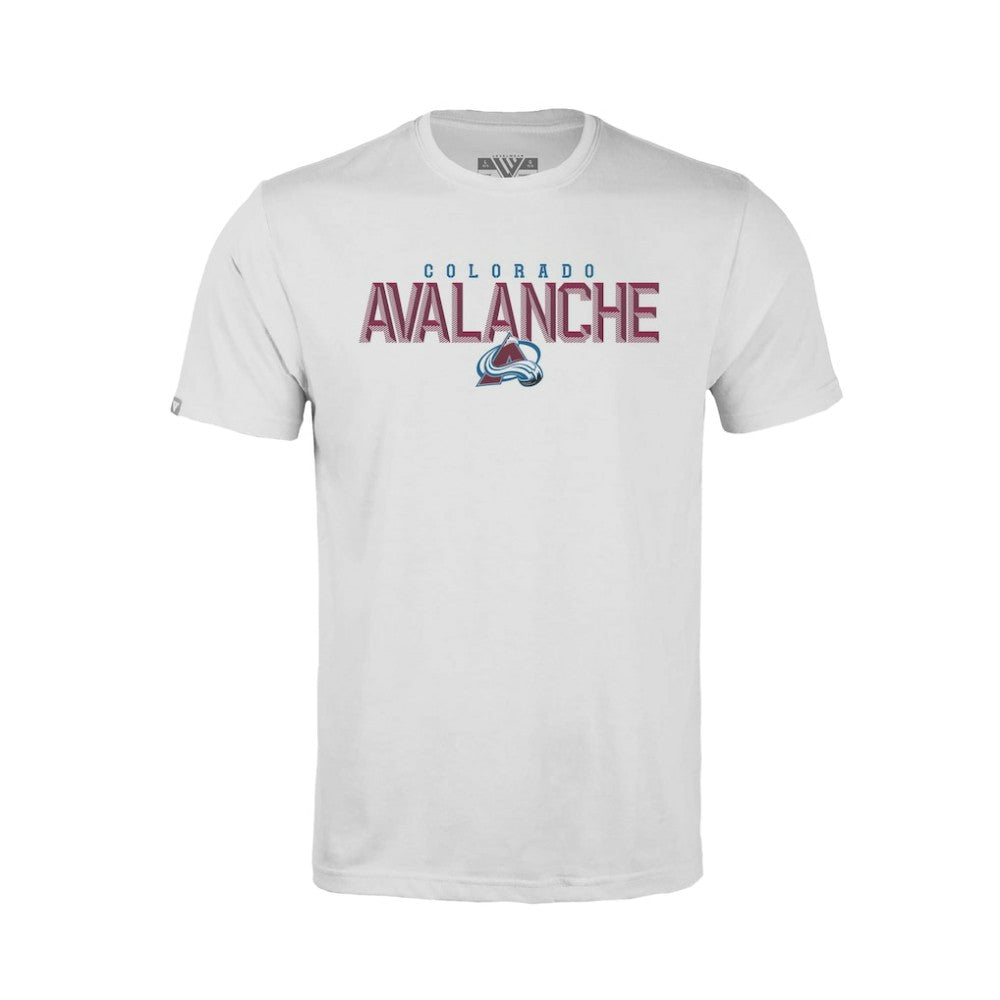 Colorado Avalanche - Levelwear Youth Little Richmond Carve T-Shirt White