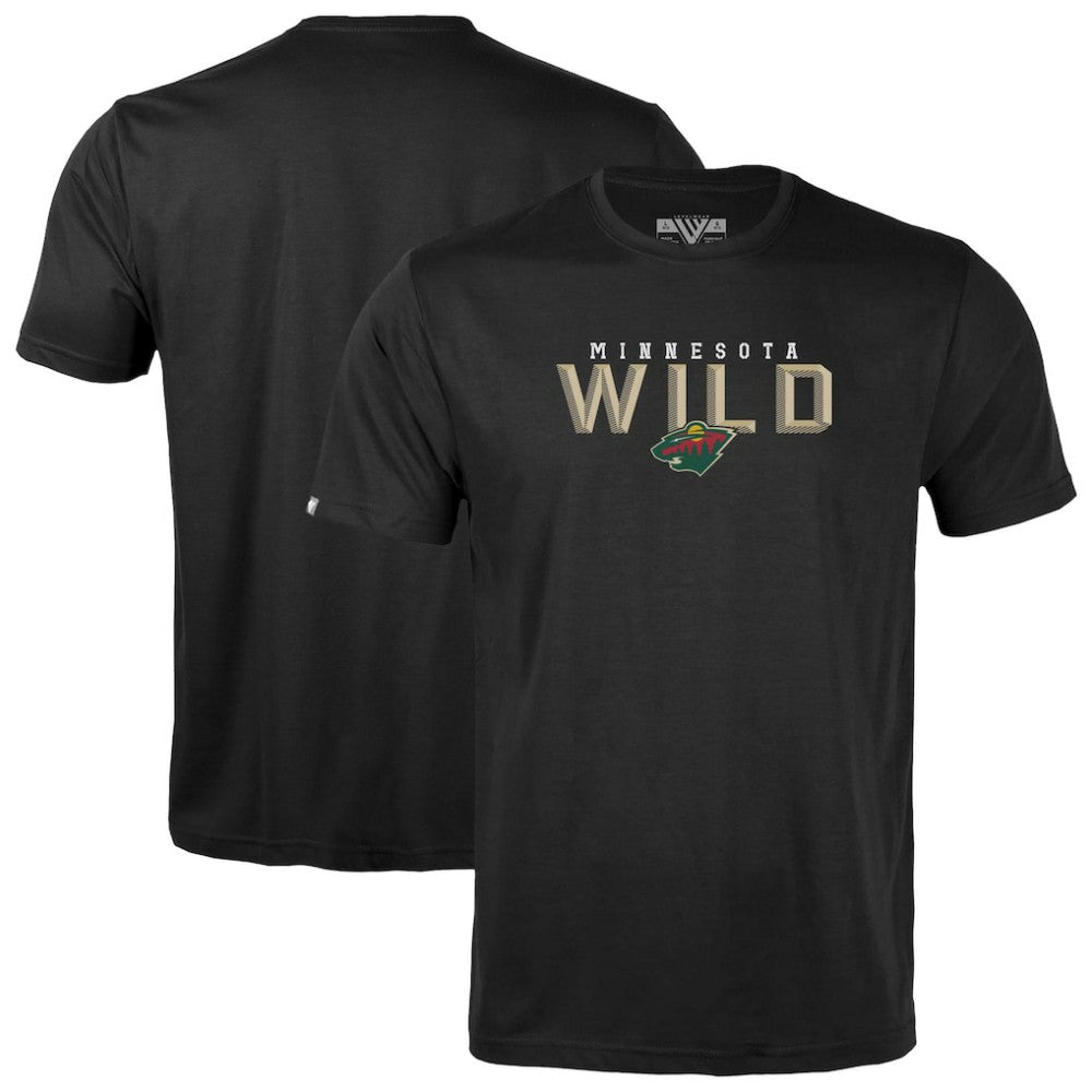 Minnesota Wild - Levelwear Youth Little Richmond Carve T-Shirt Black