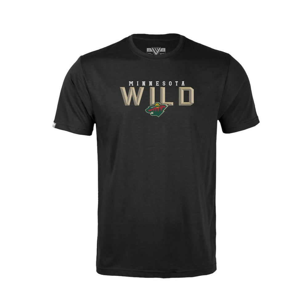 Minnesota Wild - Levelwear Youth Little Richmond Carve T-Shirt Black