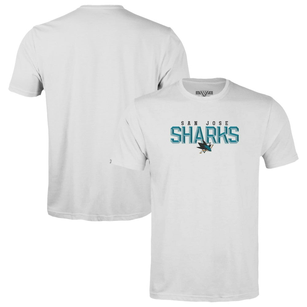 San Jose Sharks - Levelwear Youth Little Richmond Carve T-Shirt White