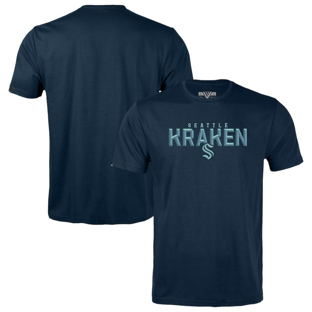 Seattle Kraken Levelwear Youth Little Richmond Carve T-Shirt Deep Sea Blue
