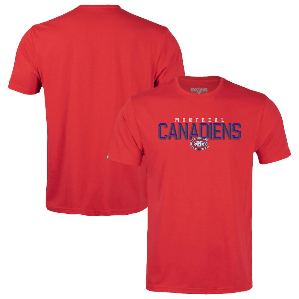 Montreal Canadiens - Levelwear Youth Little Richmond Carve T-Shirt Red