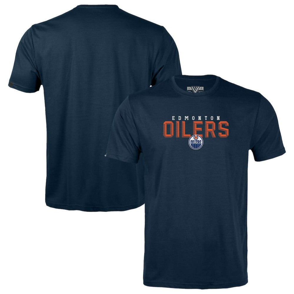 Edmonton Oilers - Levelwear Youth Little Richmond Carve T-Shirt Navy