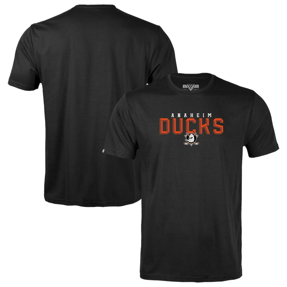 Anaheim Ducks - Levelwear Youth Little Richmond Carve T-Shirt Black