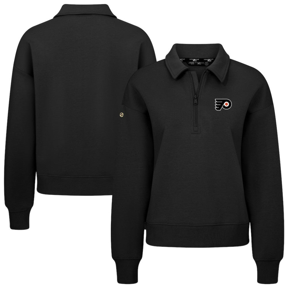 Philadelphia Flyers - Levelwear Women's Canmore Quarter-Zip Pullover Black