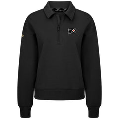 Philadelphia Flyers - Levelwear Women's Canmore Quarter-Zip Pullover Black