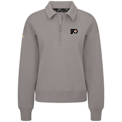 Philadelphia Flyers - Levelwear Women's Canmore Quarter-Zip Pullover Gray