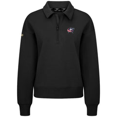 Columbus Blue Jackets - Levelwear Women's Canmore Quarter-Zip Pullover Black
