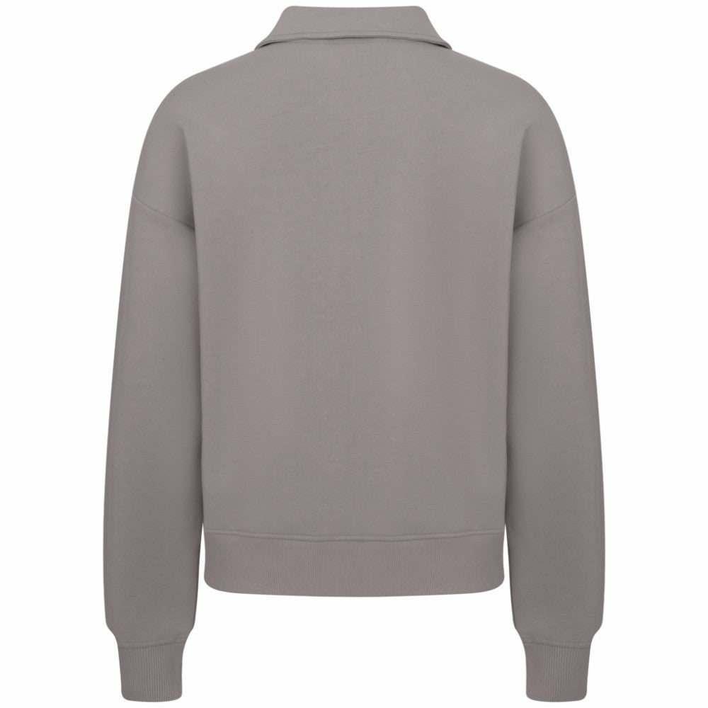 Columbus Blue Jackets - Levelwear Women's Canmore Quarter-Zip Pullover Gray